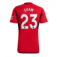 Manchester United Luke Shaw #23 Heimtrikot 2023-24 Kurzarm